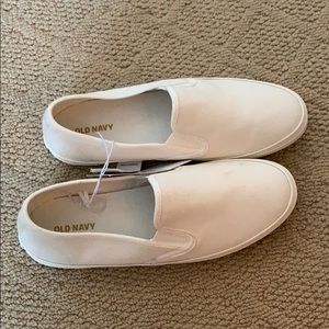 white slip on